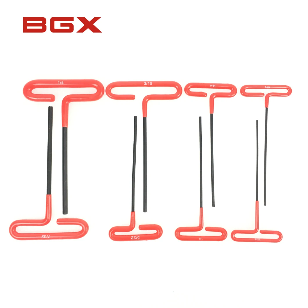 BGX Hot Selling 8pcs Colorful Hex Key Allen Wrench Set