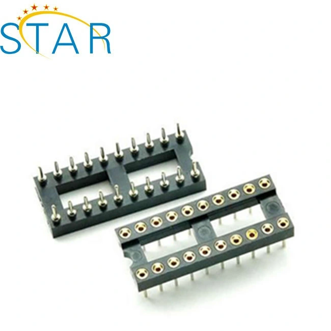 18 24 40 Pin Straight Pin 2.54mm IC Socket Adapter