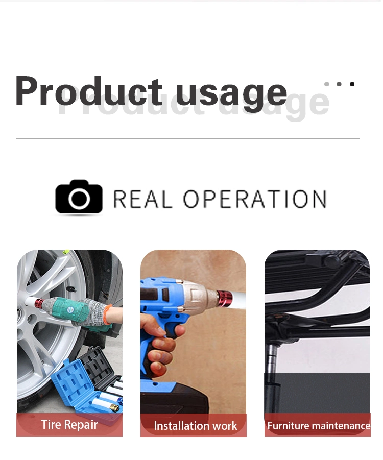 New Products Colorful Hand Tools Kit 3PCS 1/2&quot; Impact Deep Socket Set