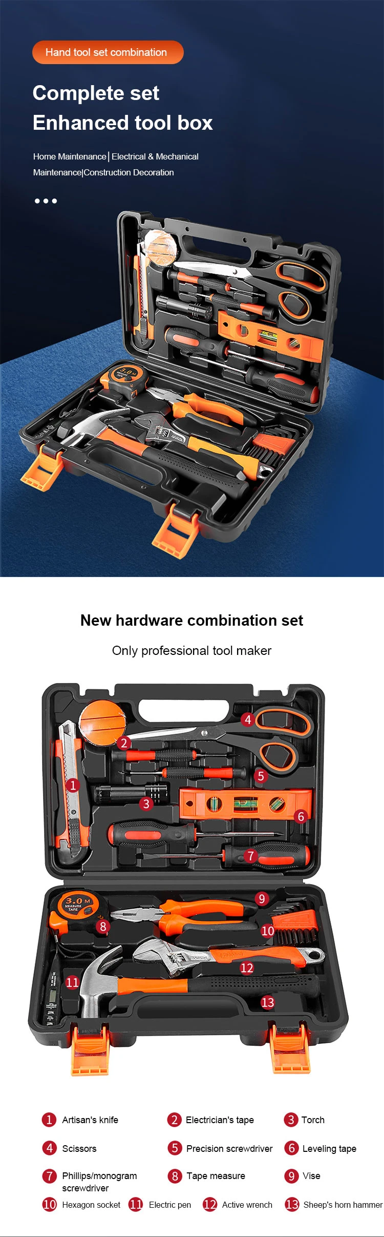 Gainjoys Precision Tool Set Tool Box Set Screwdriver Set Tool Car Repair Tool Sets