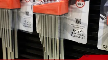 9PCS Middle Long Flat Point Hex Key Wrench Set