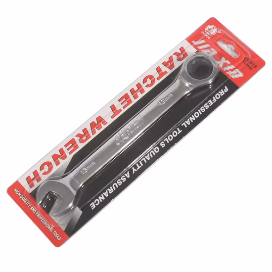 High Performance 8mm-24mm Cr-V Ratchet Combination Wrench