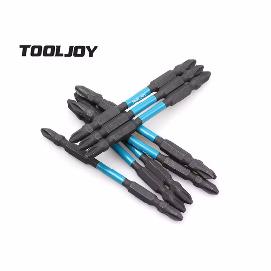 Tooljoy 50mm pH2 Impact Screwdriver Bits pH Insert Bits Double End Driver Bits Set