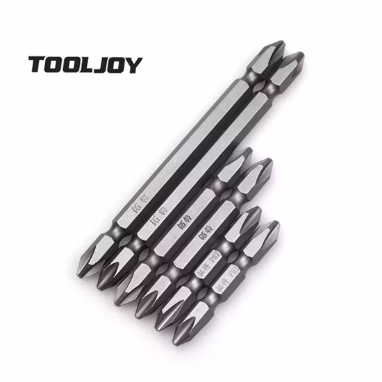 Tooljoy 50mm pH2 Impact Screwdriver Bits pH Insert Bits Double End Driver Bits Set
