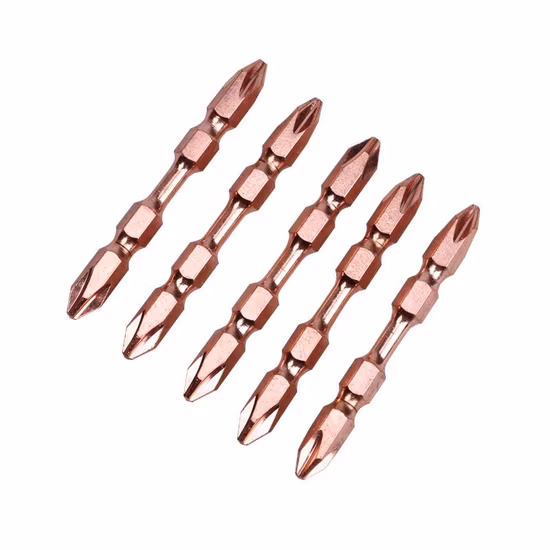 Tooljoy 50mm pH2 Impact Screwdriver Bits pH Insert Bits Double End Driver Bits Set