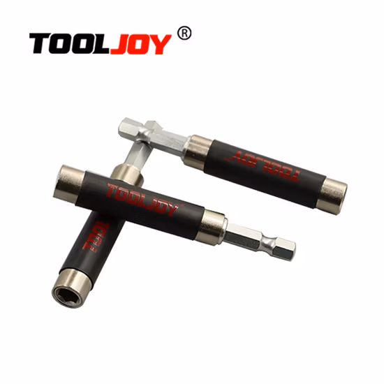 Durable 1/4 Inch Hex Shank Keychain Extension Retractable Screwdriver Bits Holder