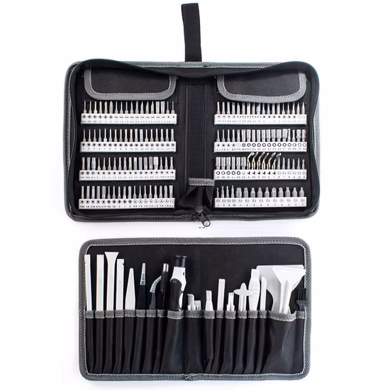 Precision 180 in 1 Screwdriver Bit Set, with 30 Alloy S2 Steel Drill Bit Mini Screwdriver for Portable Camera Smartphone