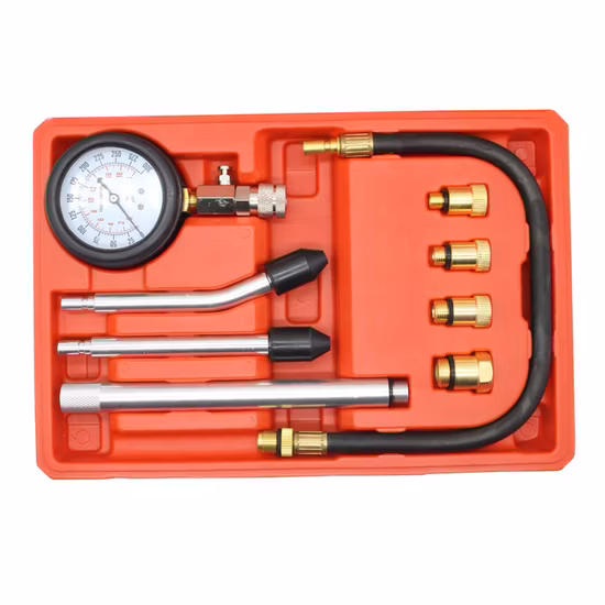 Professional Mechanics Gas Engine Cylinder Compression Tester Test Tool Kit